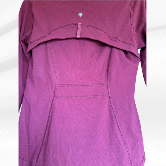 Lululemon Define Jacket Size 8 Bordeaux Drama Purple Full Zip Athletic Jacket - Picture 4 of 12